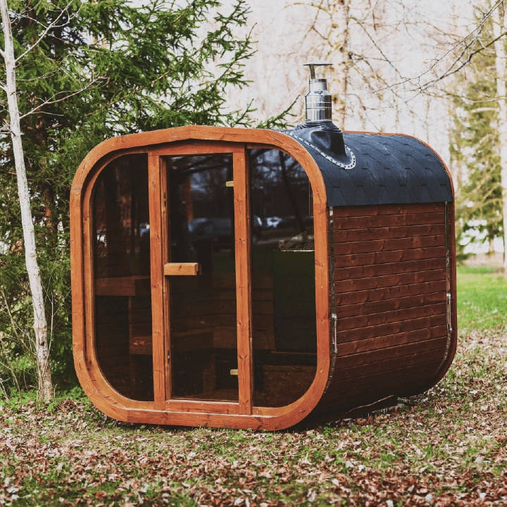 Mande MW20 Outdoor ThermoWood Sauna – Premium 5–6 Person Outdoor Sauna - Aloha Swim Wellness