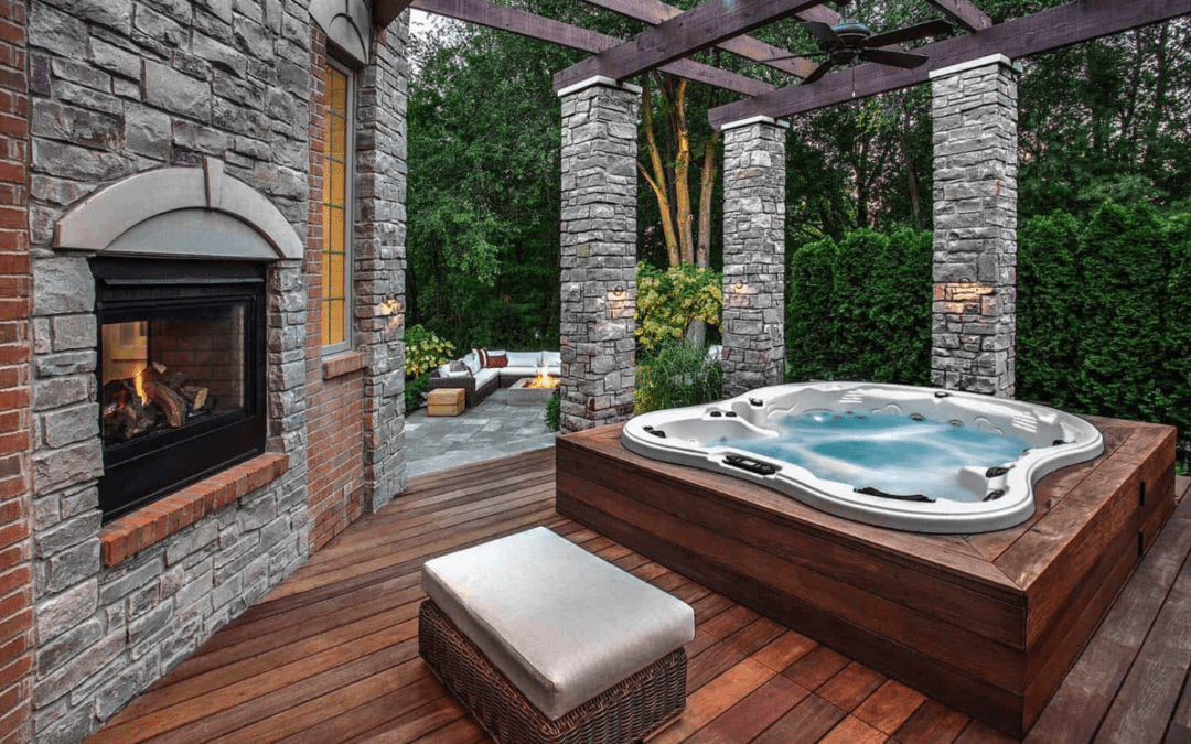 Monarch 5-Person Hot Tub – Luxury Spa with Hydrotherapy Jets & LED Lighting - Aloha Swim Wellness