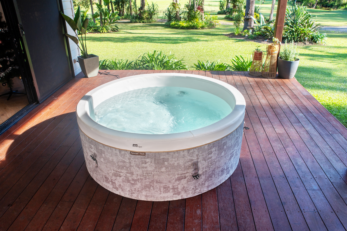 MSPA | COCOON | Verto Series | Textile-inspired Design | Rigid Hot Tub & Spa | Upto 6 Person - Aloha Swim Wellness