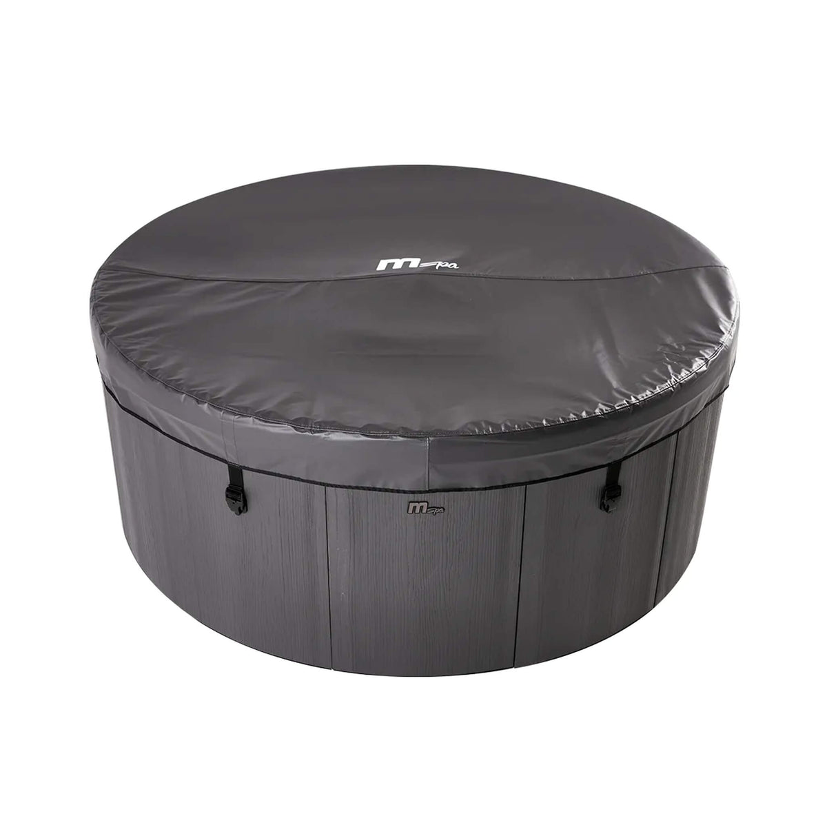 MSpa Denver 6-Person Inflatable Hot Tub – Hydro-Massage, LED Lighting & Smart Control