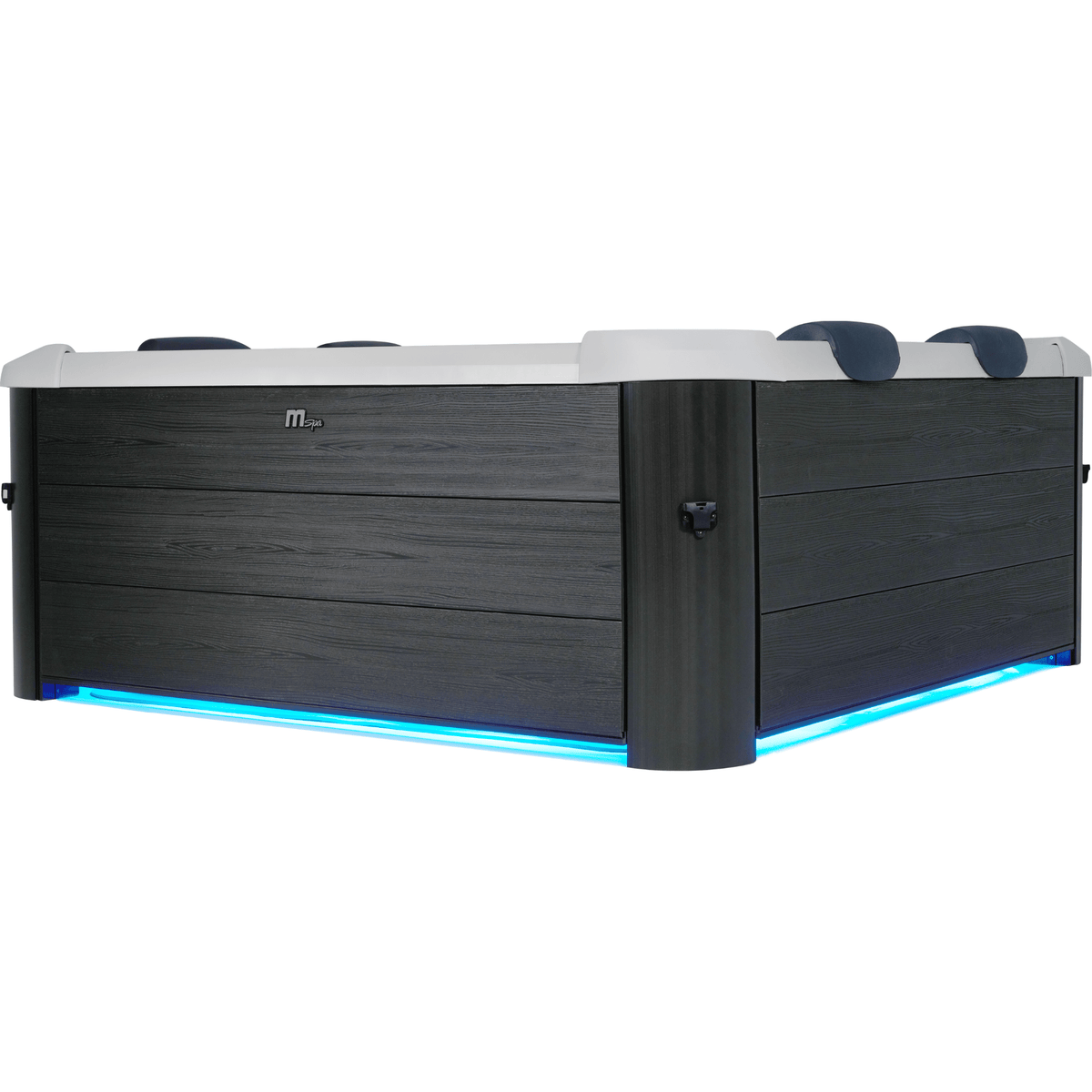 MSPA | OSLO | Frame Series | Rigid Hot Tub & Spa | Light up the night | Upto 6 Person - Aloha Swim Wellness