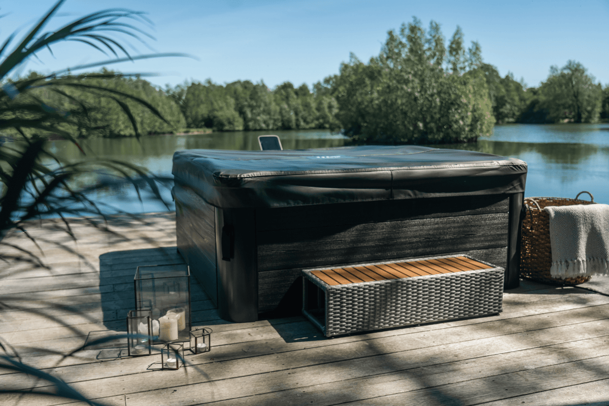 MSPA | OSLO | Frame Series | Rigid Hot Tub & Spa | Light up the night | Upto 6 Person - Aloha Swim Wellness