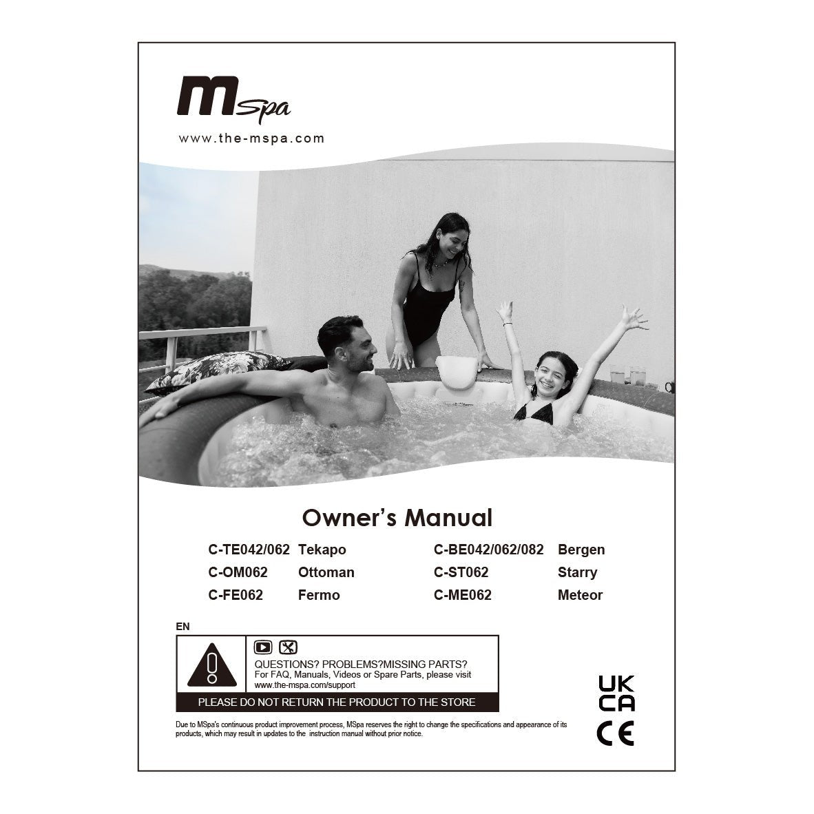 MSPA | TEKAPO | Comfort Series | Inflatable Hot Tub & Spa | Metallic Blue | Upto 6 Person - Aloha Swim Wellness