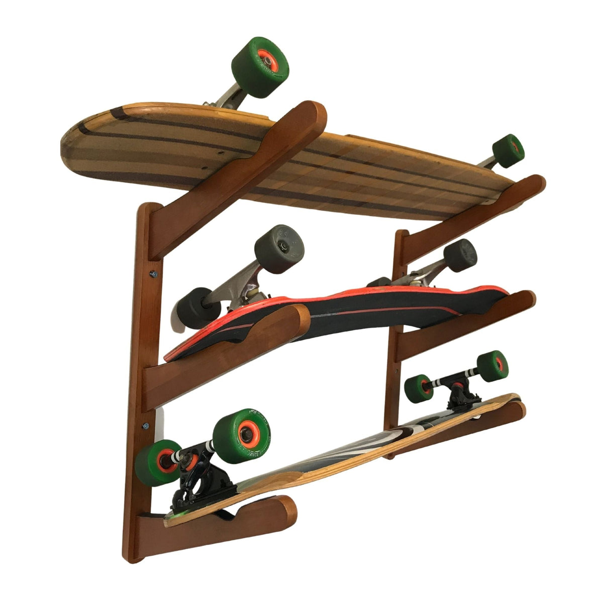 Wooden Surfboard Wall Rack – Eco-Friendly Multi-Board Storage