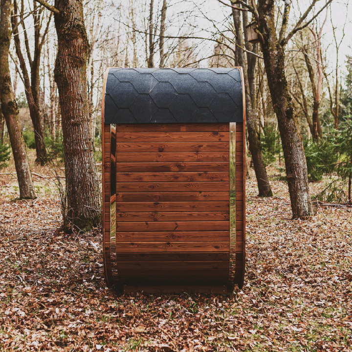 Mande MW16 ThermoWood Outdoor Sauna – Premium Backyard Sauna with Harvia Heater Options