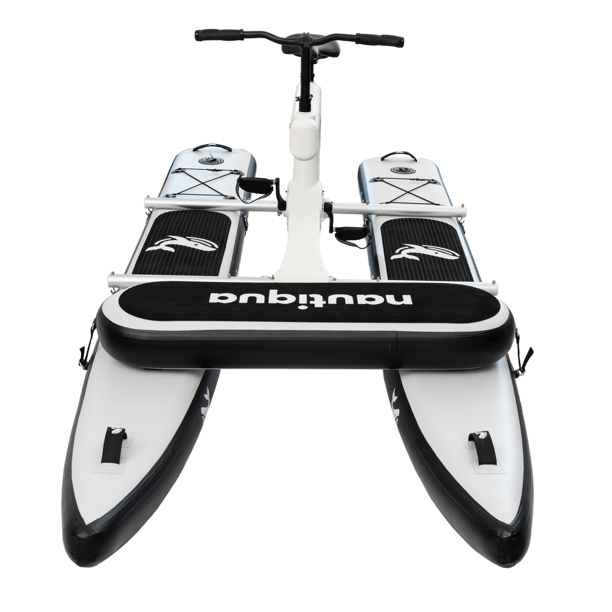 Nautiqua BORACAY Single-Person Catamaran Water Bike – Inflatable Drop-Stitch Design with Direct Pedal Drive - Aloha Swim Wellness