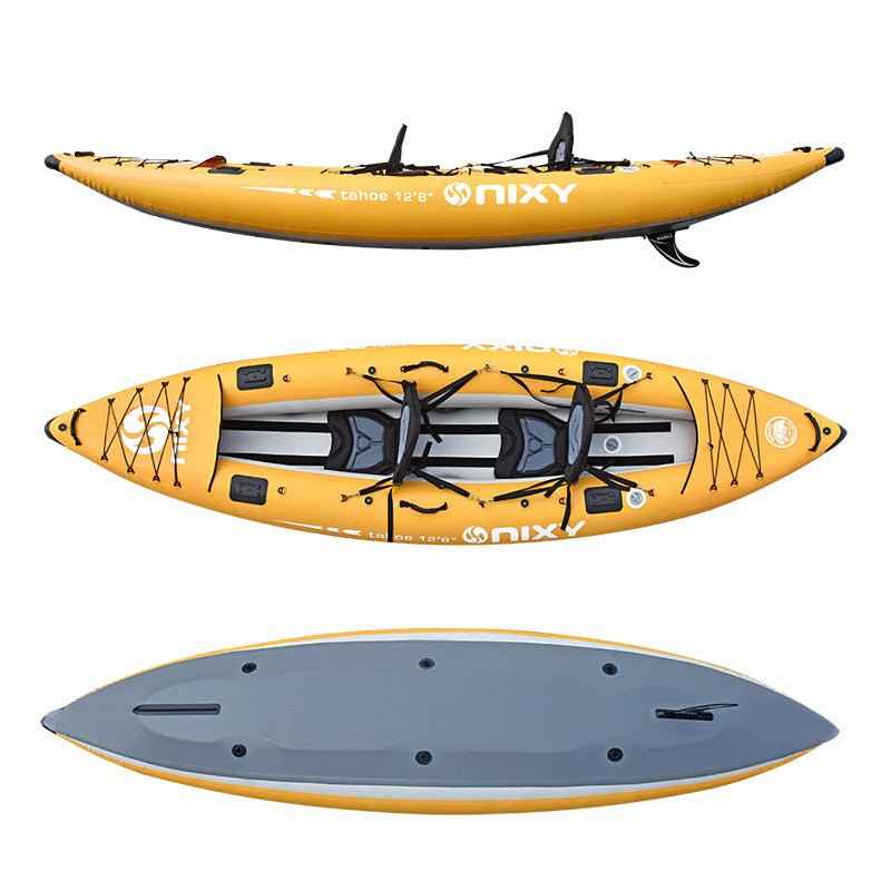 NIXY 2-Person Inflatable Tandem Kayak – Portable Touring & Adventure Kayak