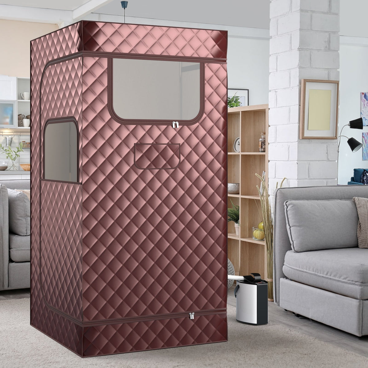 Portable Steam Sauna Tent with 3L Generator & Remote - Aloha Swim Wellness