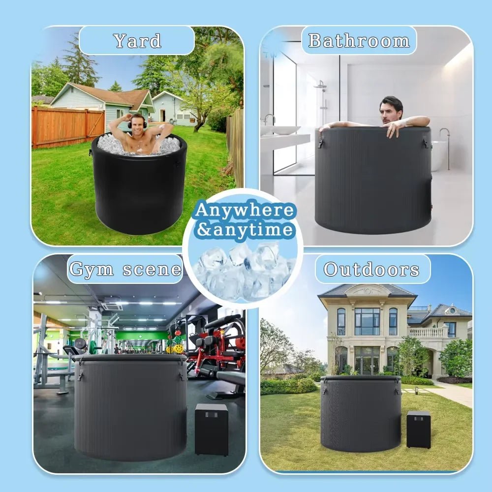 Pro Elite 90cm Ice Bath Pod — Inflatable Cold Plunge Tub for Athletes - Aloha Swim Wellness