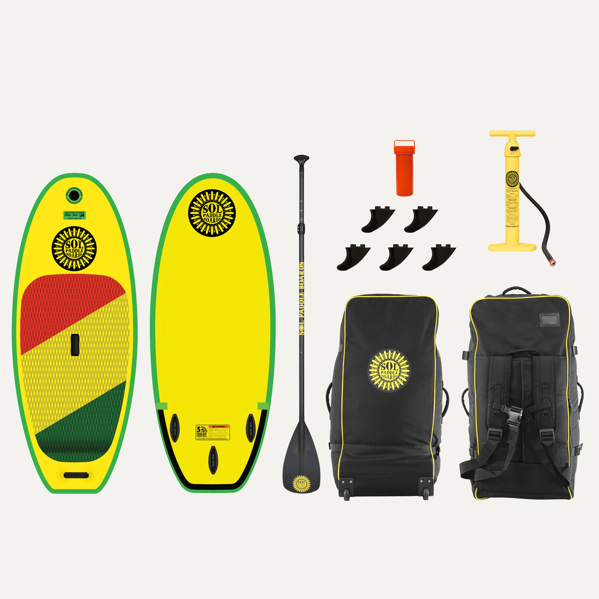 SOLjah Inflatable River Surfboard - Aloha Swim Wellness