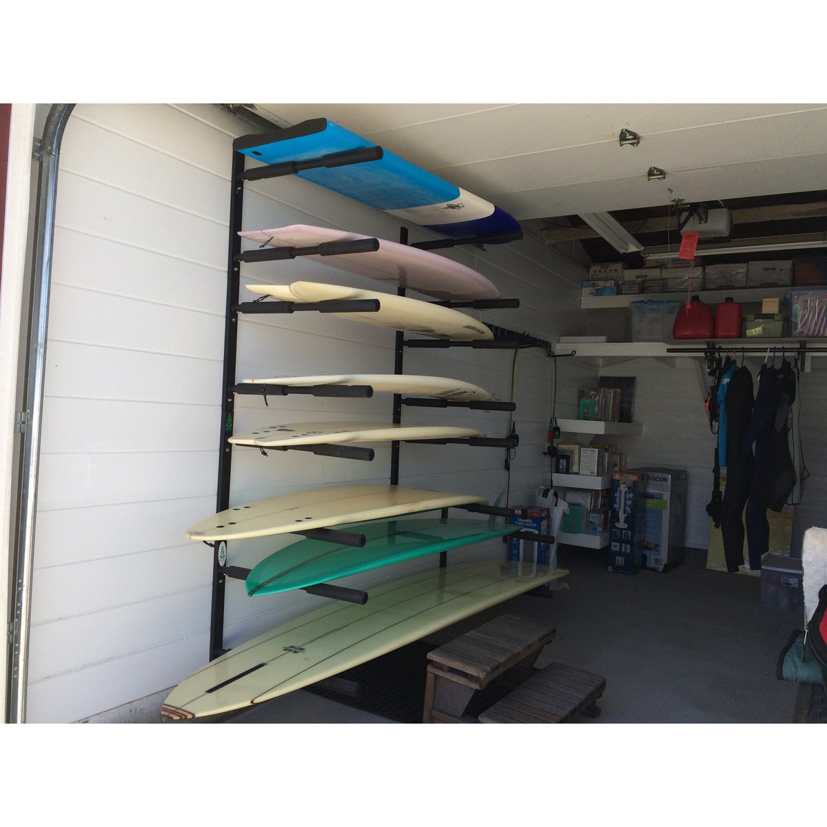 Steel Paddleboard & Surfboard Storage Rack – 2 Boards - Aloha Swim Wellness