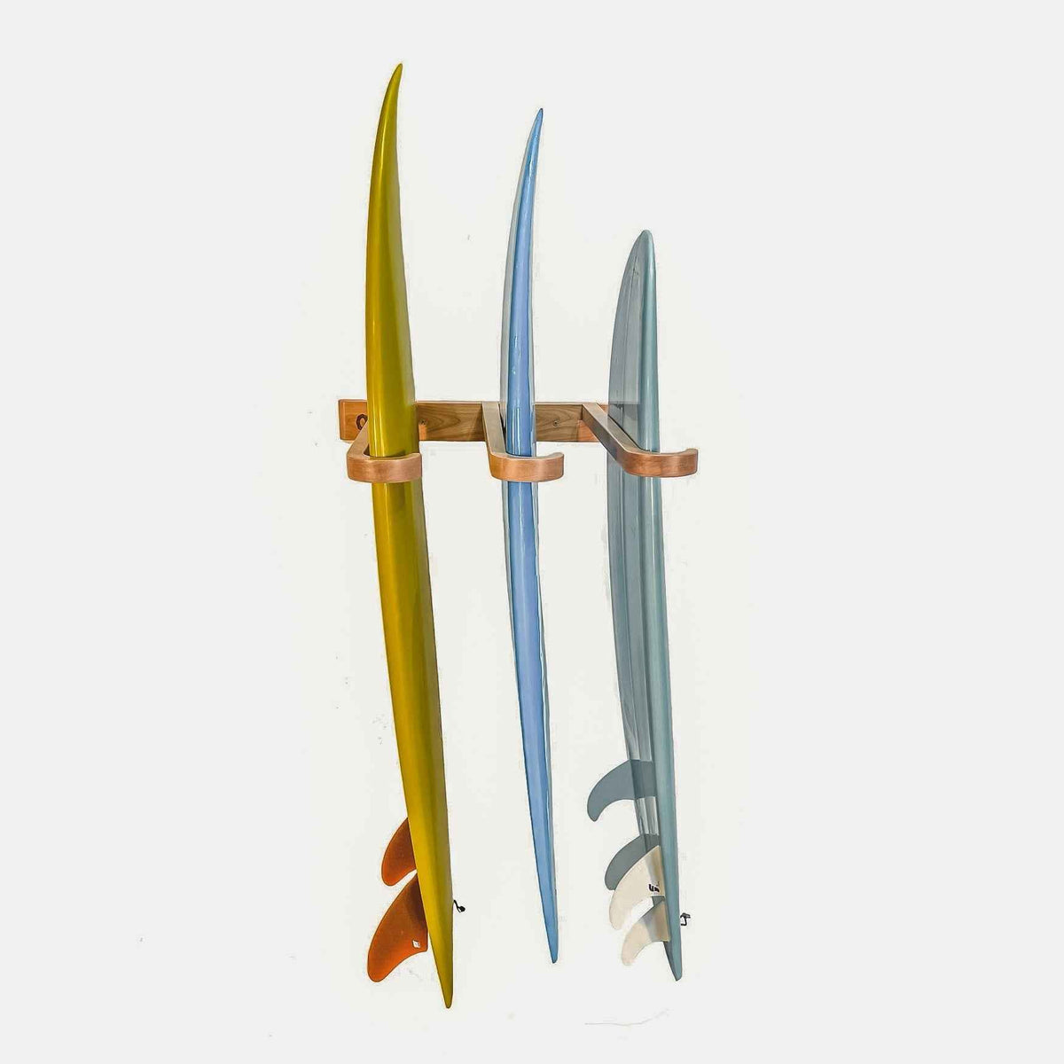 Almond Modular 3-Board Surfboard Wall Rack
