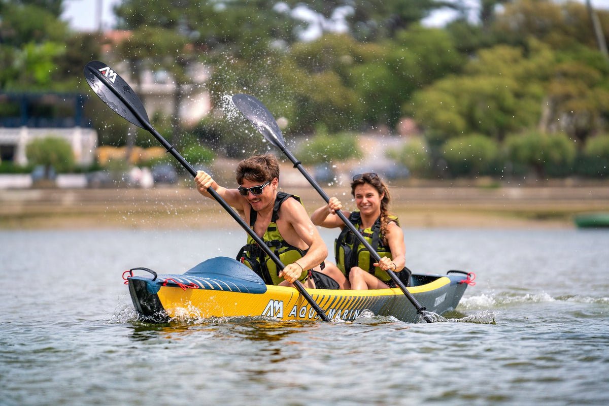 Tomahawk AIR-K 375 High Pressure Speed Inflatable Kayak (1-Person) DWF Deck - Aloha Swim Wellness