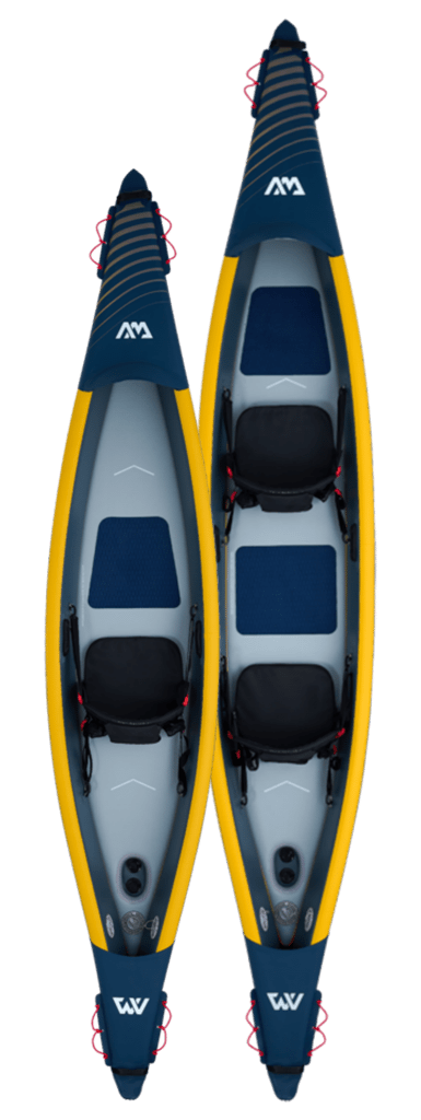 Tomahawk AIR-K 440 High Pressure/Speed Inflatable Kayak (2-person) - Aloha Swim Wellness