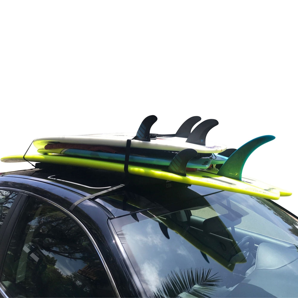 Premium Soft Surfboard Car Roof Rack – Universal Vehicle Carrier for Surfboards and SUPs