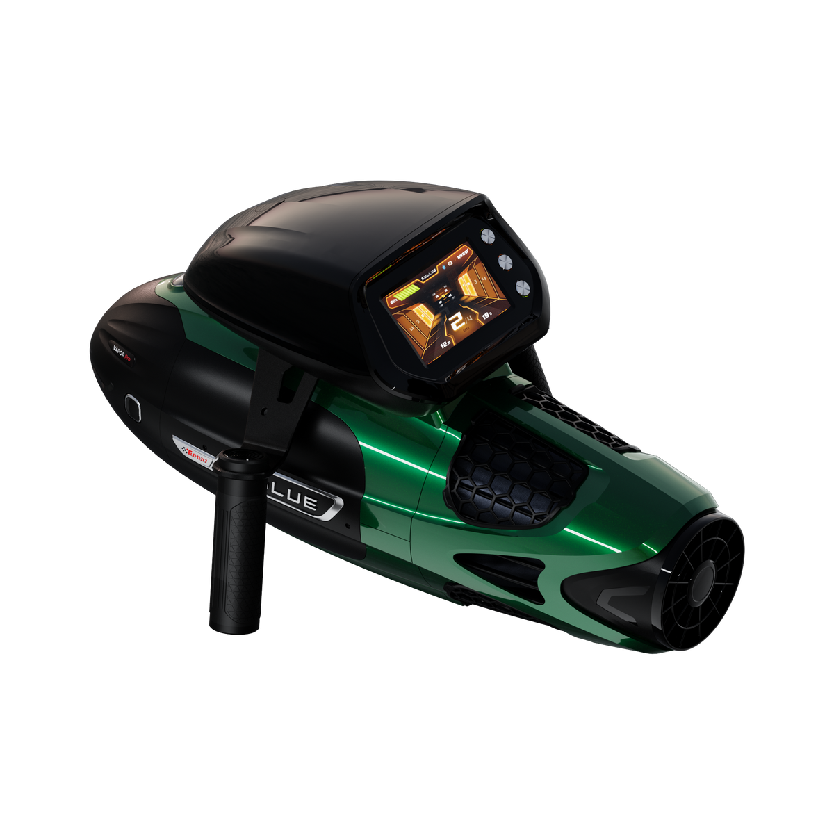 SUBLUE VAPOR Pro Underwater Scooter – 7.46 MPH Pump-Jet Performance with Dual Batteries