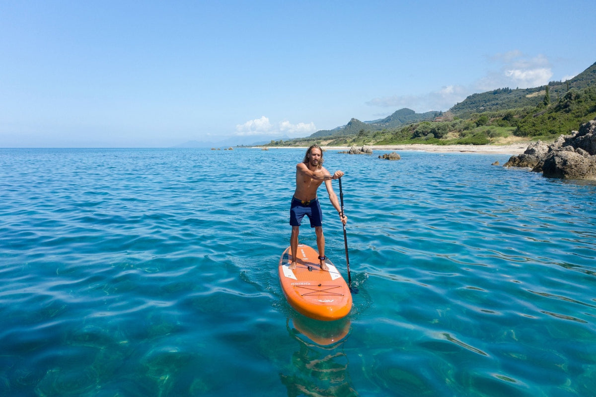 Aqua Marina Airship Race 22'0" Multi-Person Inflatable Race SUP – High-Speed Team Paddleboard - Aloha Swim Wellness