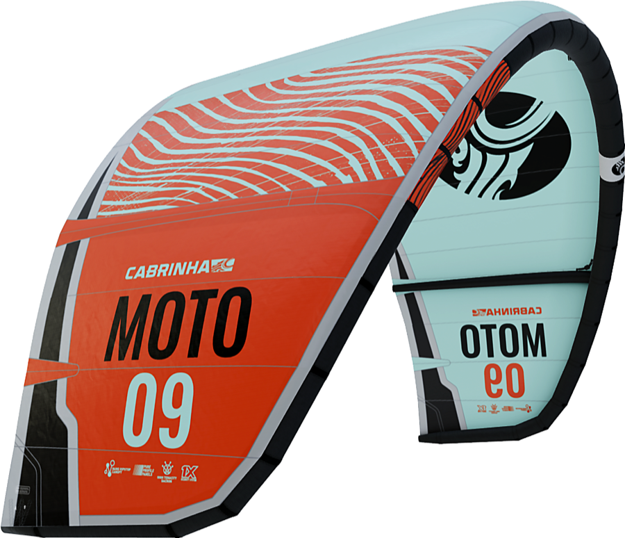 Cabrinha Moto All-Around Kite – Lightweight 3-Strut Hybrid Kite for Freeride, Surf, Freestyle & Foiling