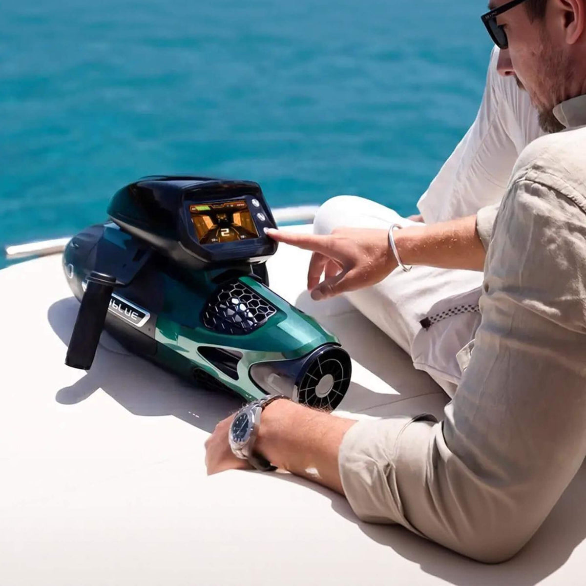 SUBLUE VAPOR Pro Underwater Scooter – 7.46 MPH Pump-Jet Performance with Dual Batteries