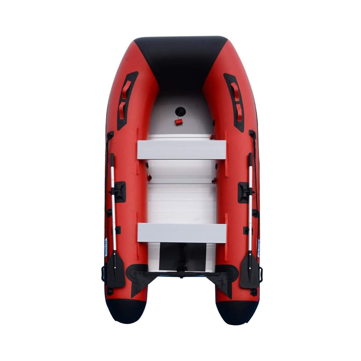 10FT Inflatable 4-Person Rafting Fishing Dinghy Tender Pontoon Boat (SAK20749) - Aloha Swim Wellness