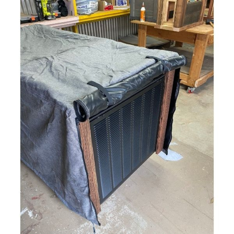 Handcrafted Redwood Cold Plunge – Shou Sugi Ban Finish with 1/4 HP Chiller