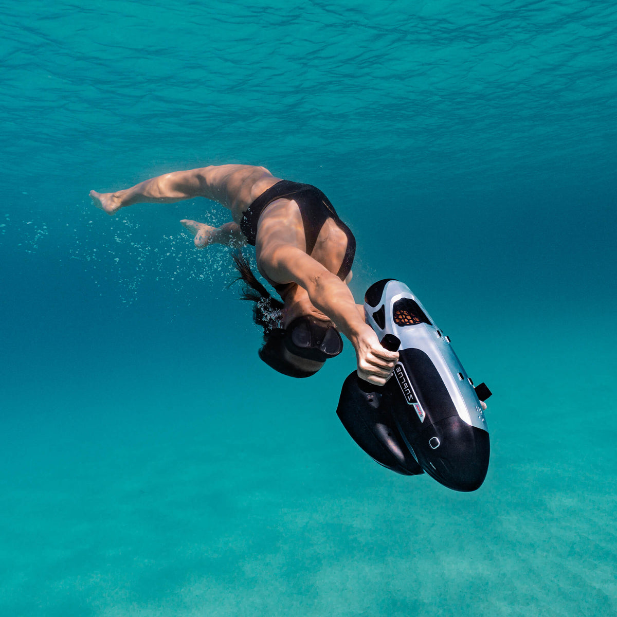 SUBLUE VAPOR Pro Underwater Scooter – 7.46 MPH Pump-Jet Performance with Dual Batteries