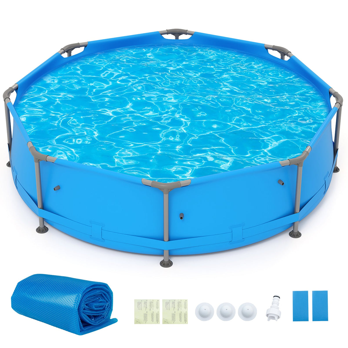 Solar Pool Cover – Bubble Thermal Blanket for Above-Ground & In-Ground Pools