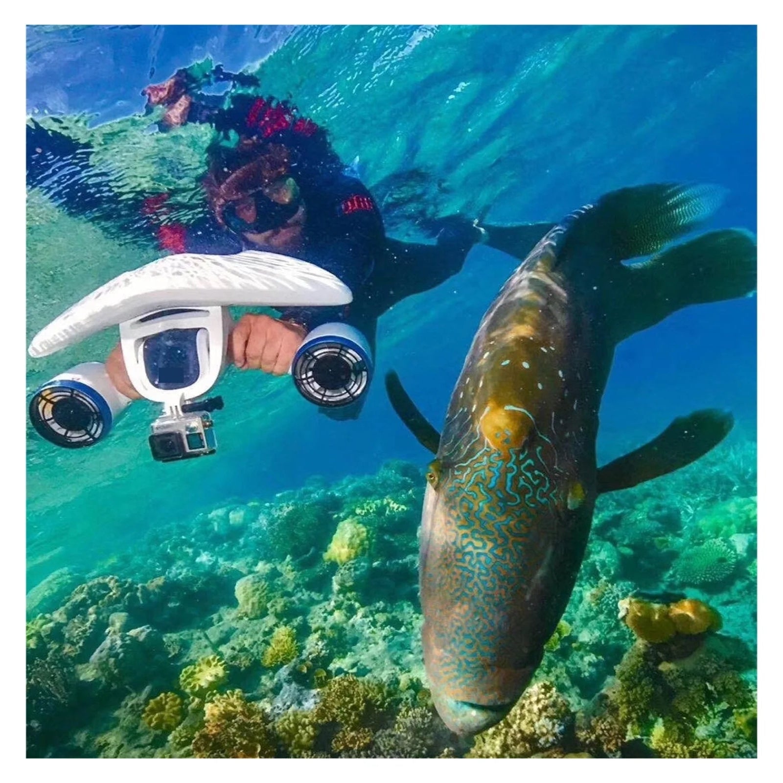Underwater Thruster Diving Booster Underwater Shooting Aircraft Handheld Diving Equipment ,Enhanced Propulsion