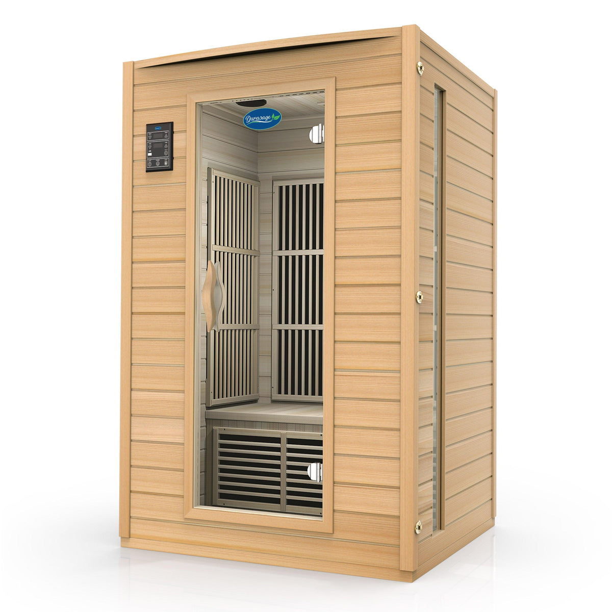 Durasage 2-Person Far Infrared Sauna – Canadian Hemlock & 6 Carbon Heaters