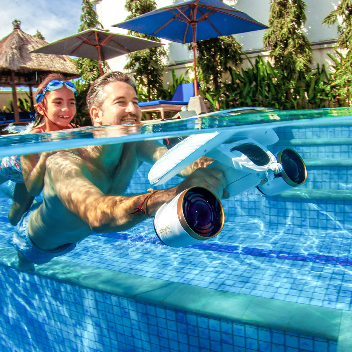 SUBLUE MixPro 2026 Underwater Scooter – 4.03 MPH, 3-Speed Control &amp; 60-Minute Runtime
