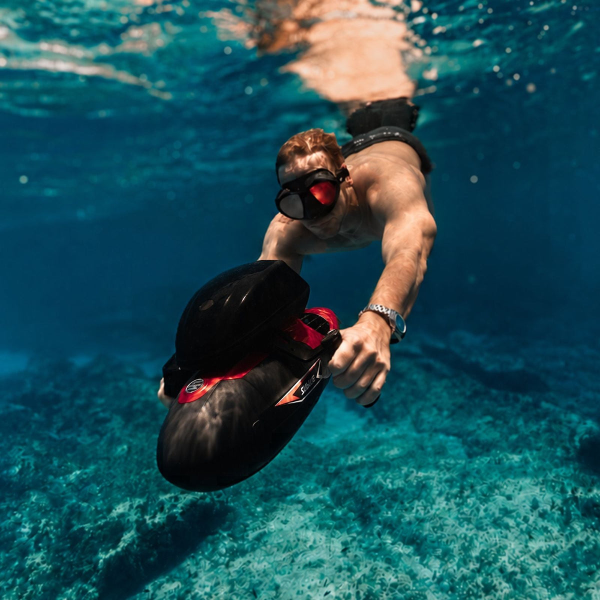 SUBLUE VAPOR Underwater Scooter – 6.21 MPH Pump-Jet Propulsion with Smart Dive Display