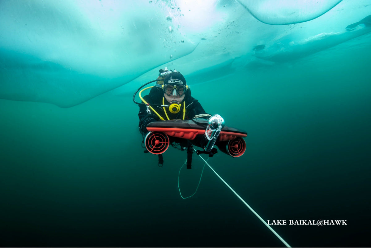 Navbow Underwater Scooter – Dual-Motor Dive Propulsion with OLED Display & 40m Depth Rating
