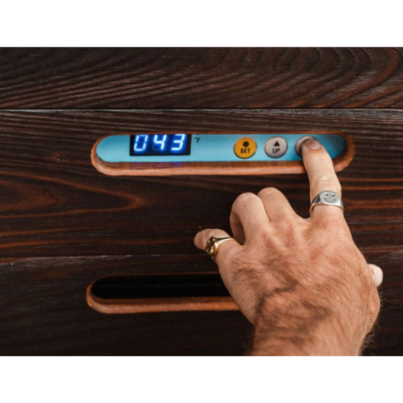 Handcrafted Redwood Cold Plunge – Shou Sugi Ban Finish with 1/4 HP Chiller