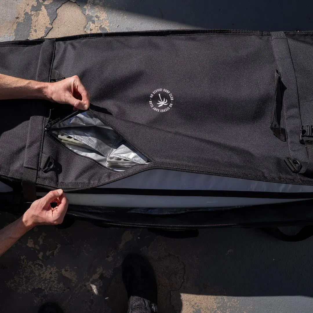 3-Surfboard Travel Bag – 10mm Padded Surfboard Travel Case