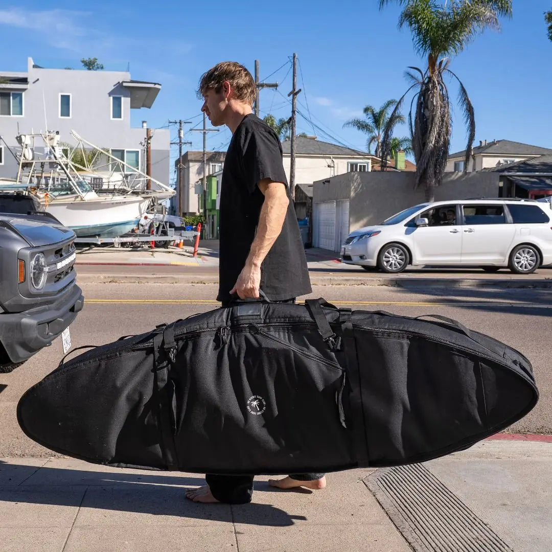 3-Surfboard Travel Bag – 10mm Padded Surfboard Travel Case