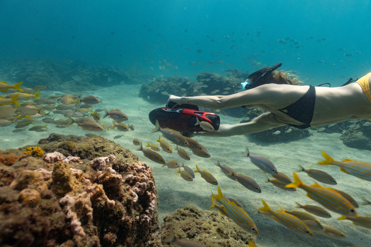 SUBLUE VAPOR Underwater Scooter – 6.21 MPH Pump-Jet Propulsion with Smart Dive Display