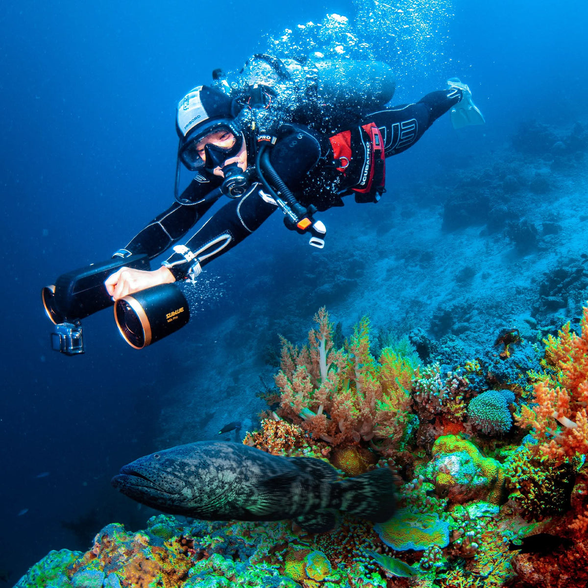 SUBLUE MixPro 2026 Underwater Scooter – 4.03 MPH, 3-Speed Control &amp; 60-Minute Runtime
