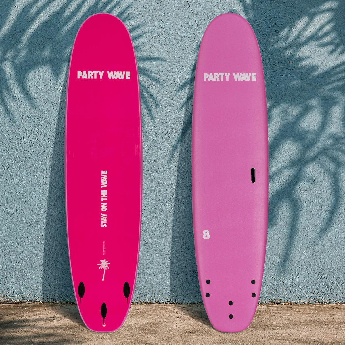 8' Party Wave Soft Top Surfboard – 8'0", 66L