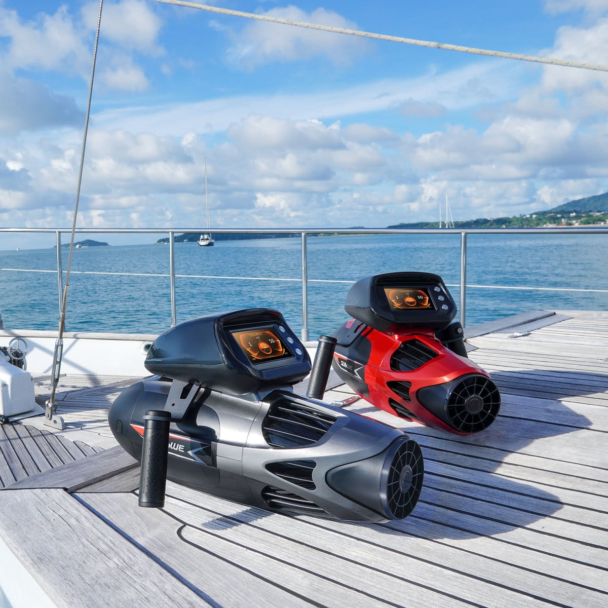 SUBLUE VAPOR Underwater Scooter – 6.21 MPH Pump-Jet Propulsion with Smart Dive Display