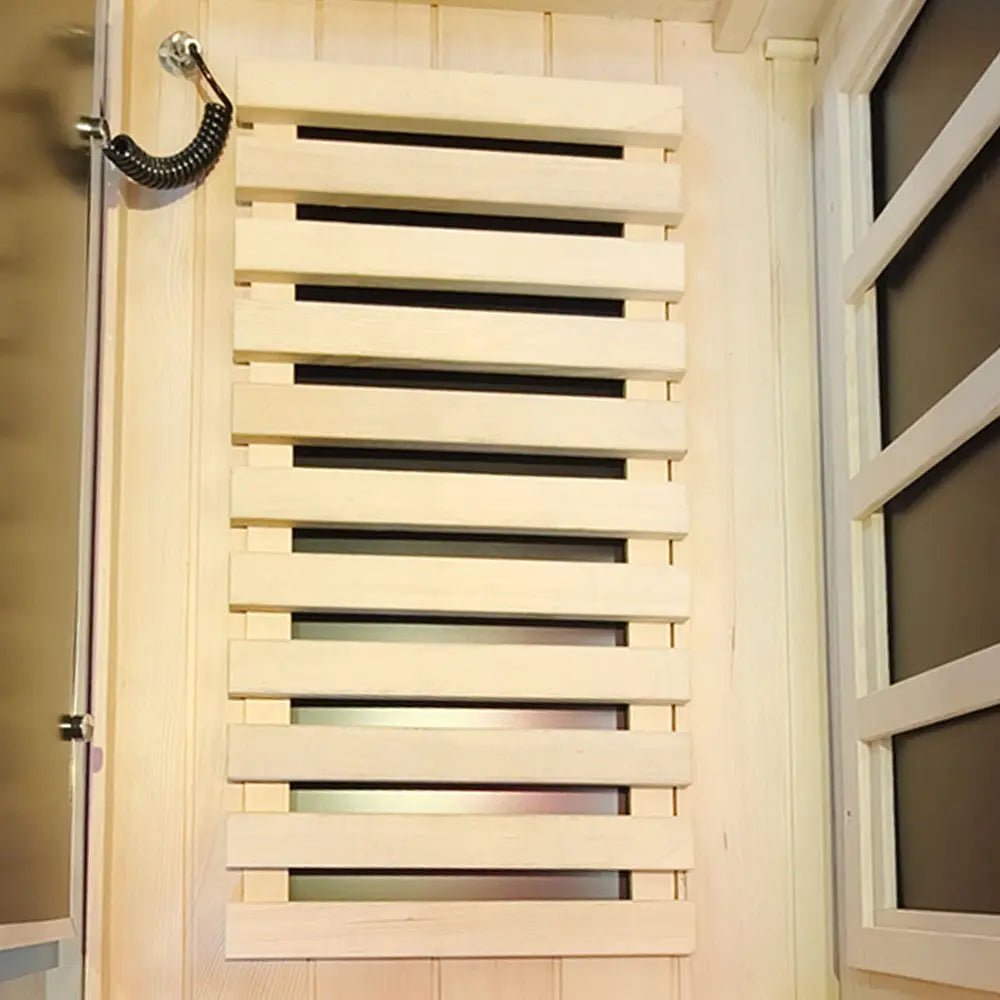 Wizzisaunas 909MX Panoramic Infrared Sauna – Smart App Control & 270° Glass Design