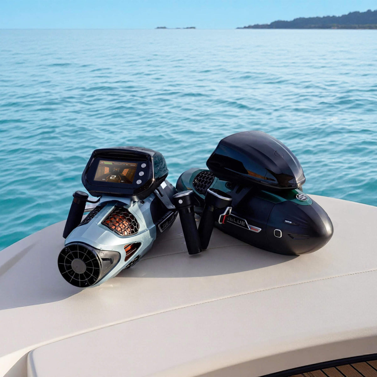 SUBLUE VAPOR Pro Underwater Scooter – 7.46 MPH Pump-Jet Performance with Dual Batteries