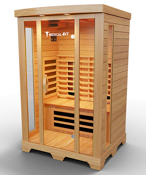 Medical 4 Full-Spectrum Infrared Sauna – 2-Person Home Sauna, 1700W