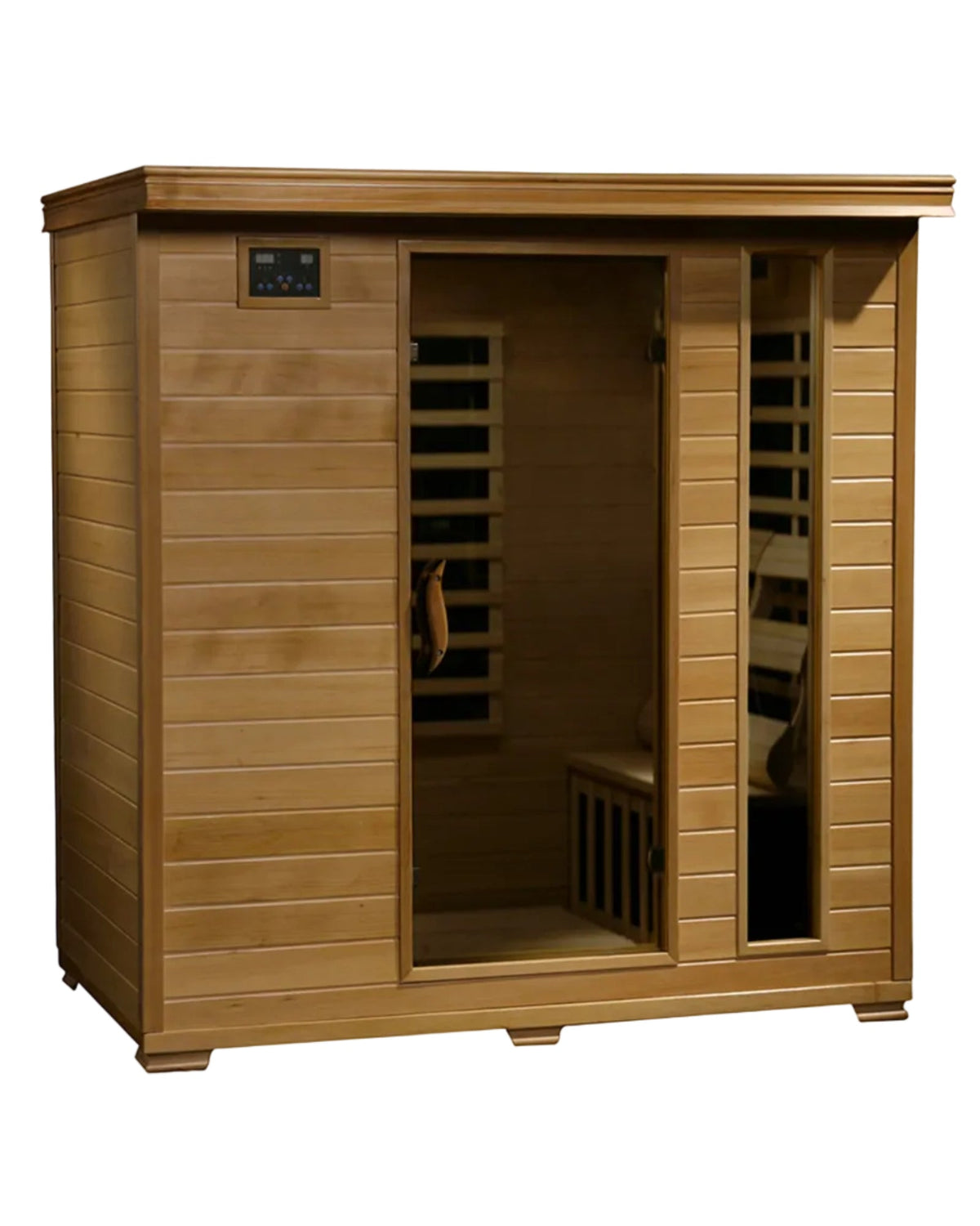 HeatWave SA2418 Monticello 4-Person Infrared Sauna – Canadian Hemlock