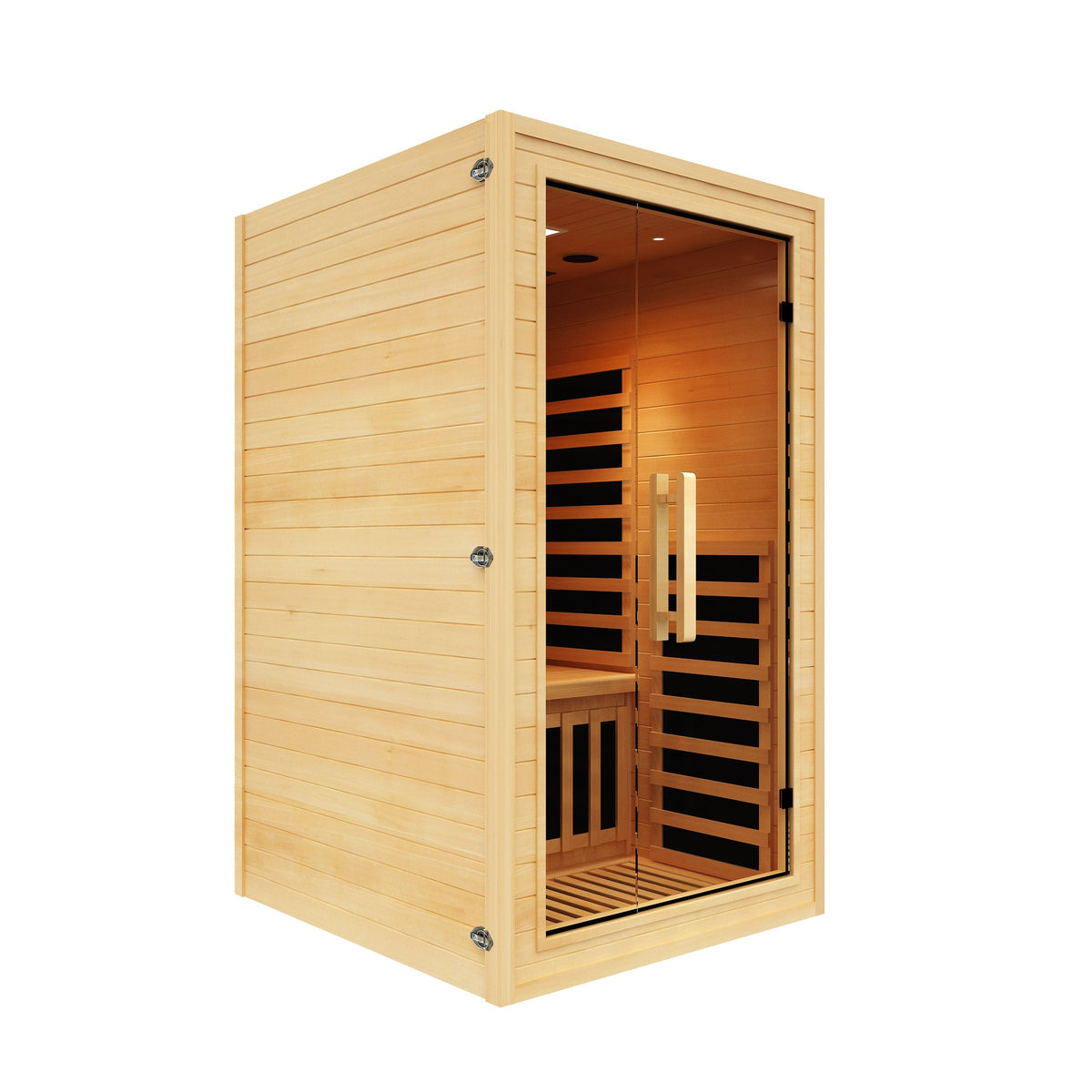 NiceBeam 1–2 Person Infrared Sauna – Red Light Therapy & Chromotherapy