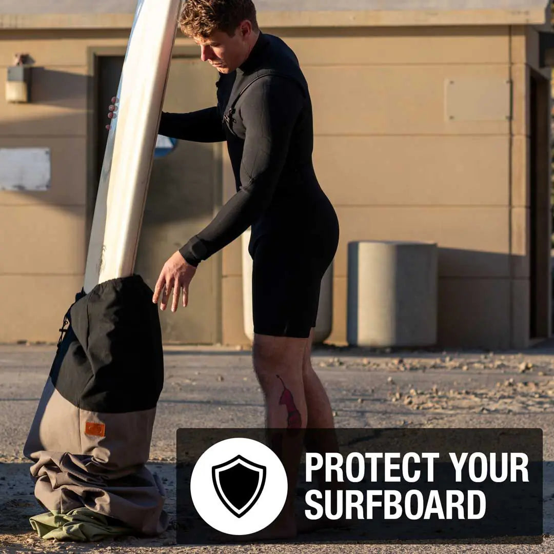 Canvas Surfboard Bag – Cotton Canvas Board Cover with UV Protection