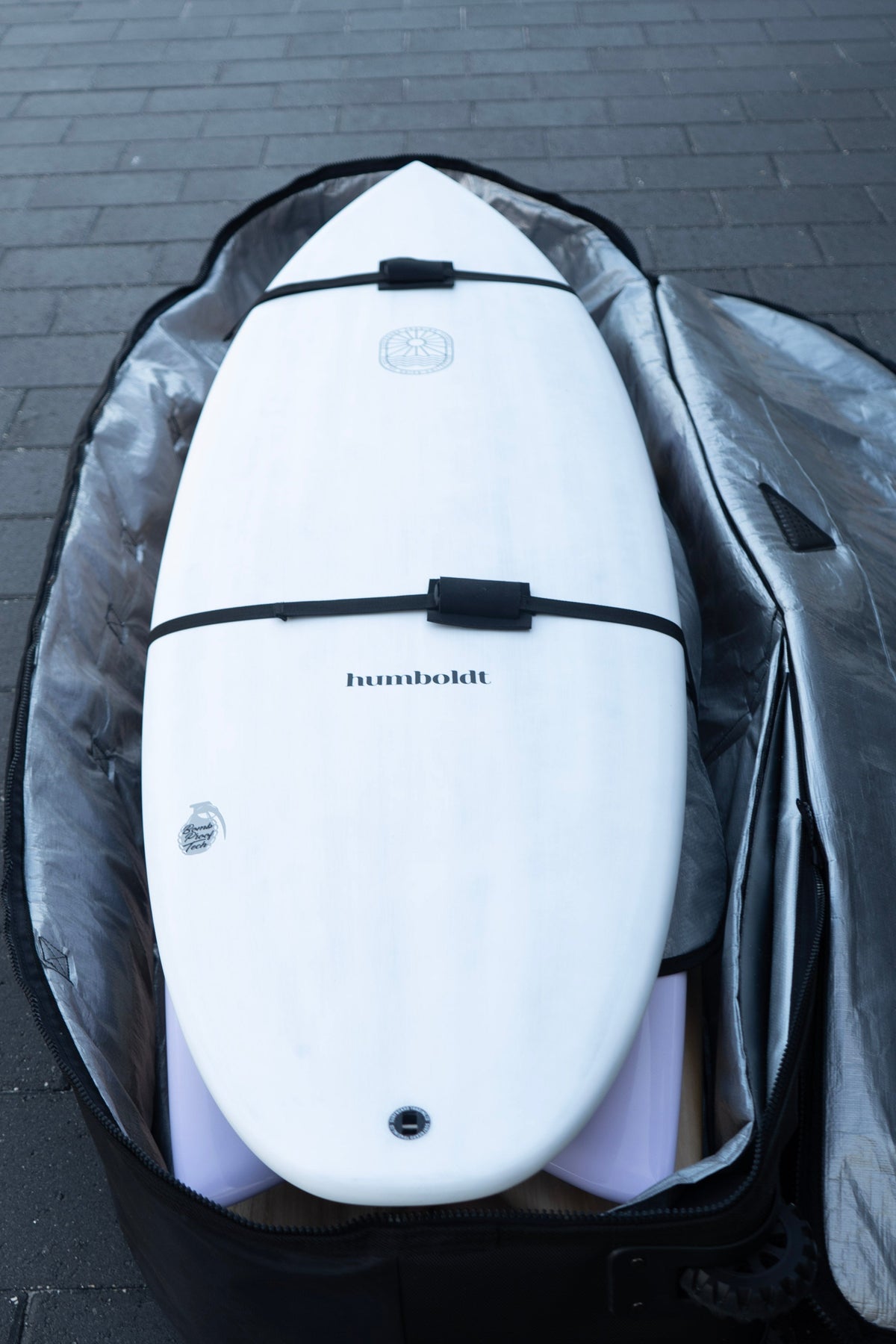 STCo Travel Coffin Surfboard Bag – Padded Surf Travel Case with Wheels