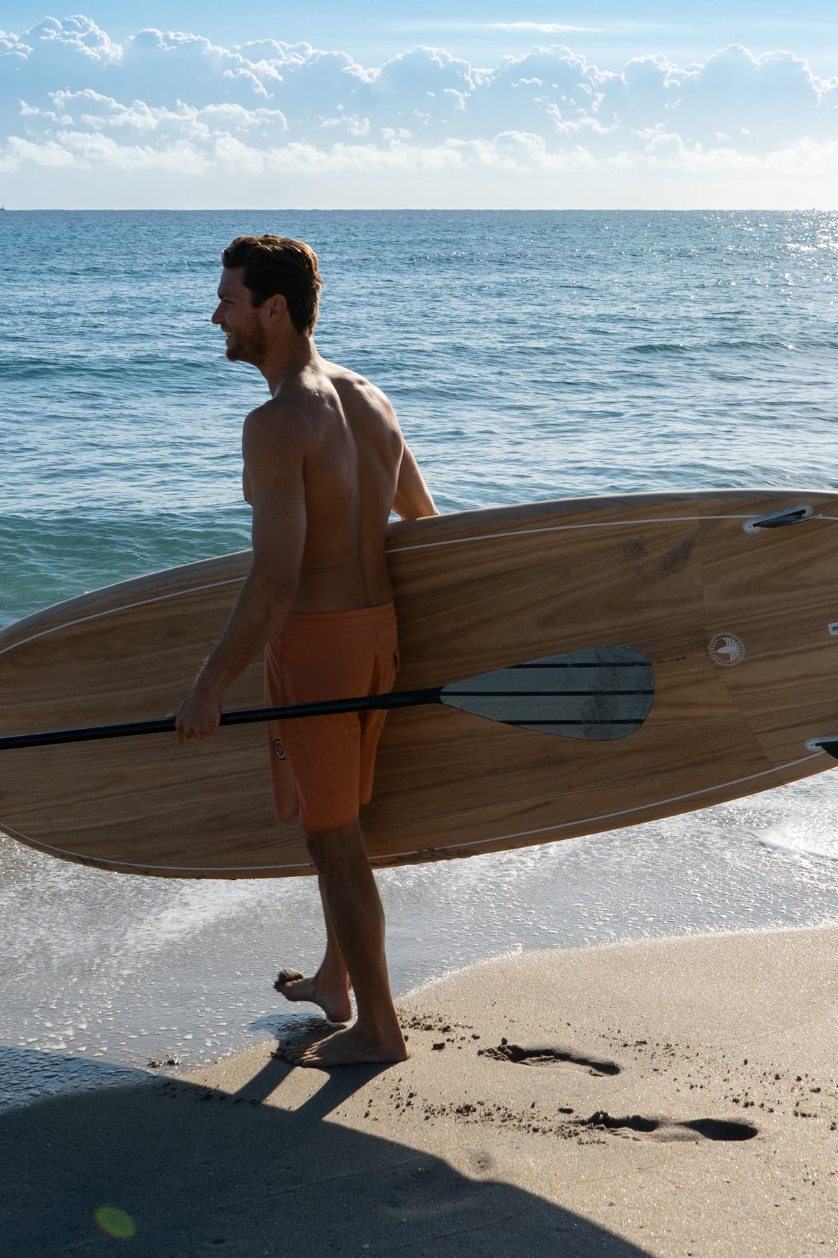 STCo. Paulownia Stand Up Paddleboard – Wood-Finish SUP, 10'0" &amp; 11'0"