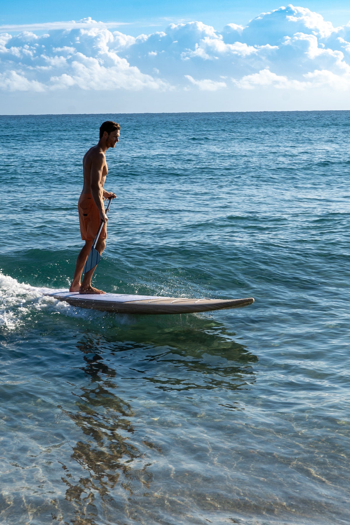 STCo. Paulownia Stand Up Paddleboard – Wood-Finish SUP, 10'0" &amp; 11'0"
