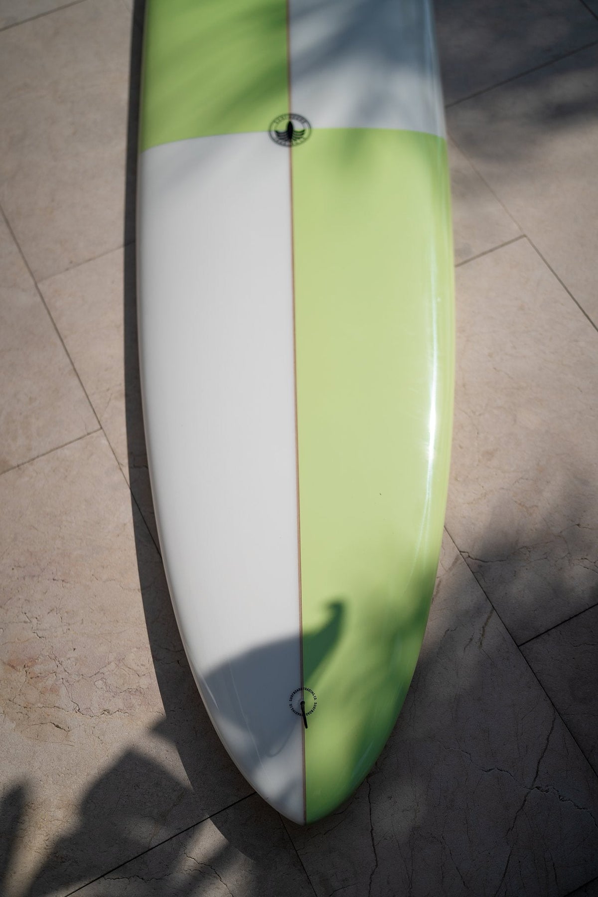 Dumplin Mid Length Surfboard – Checkered Sea Glass - Ships 10/16/26