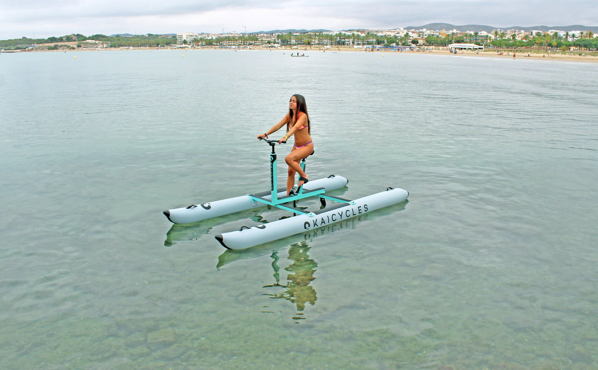 MAX Inflatable Water Bike – Portable Single-Rider Water Cycle